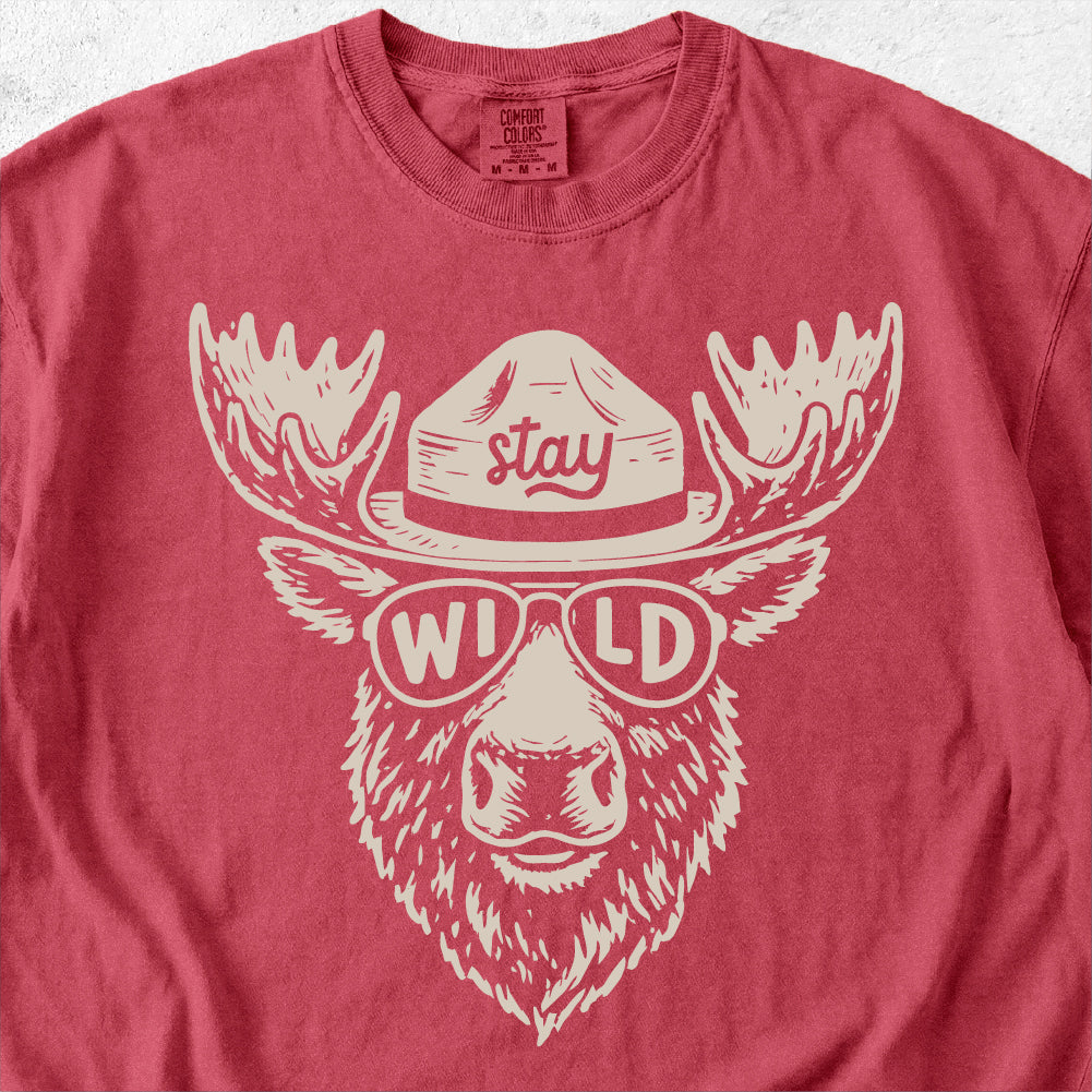 Stay Wild Moose Tshirt
