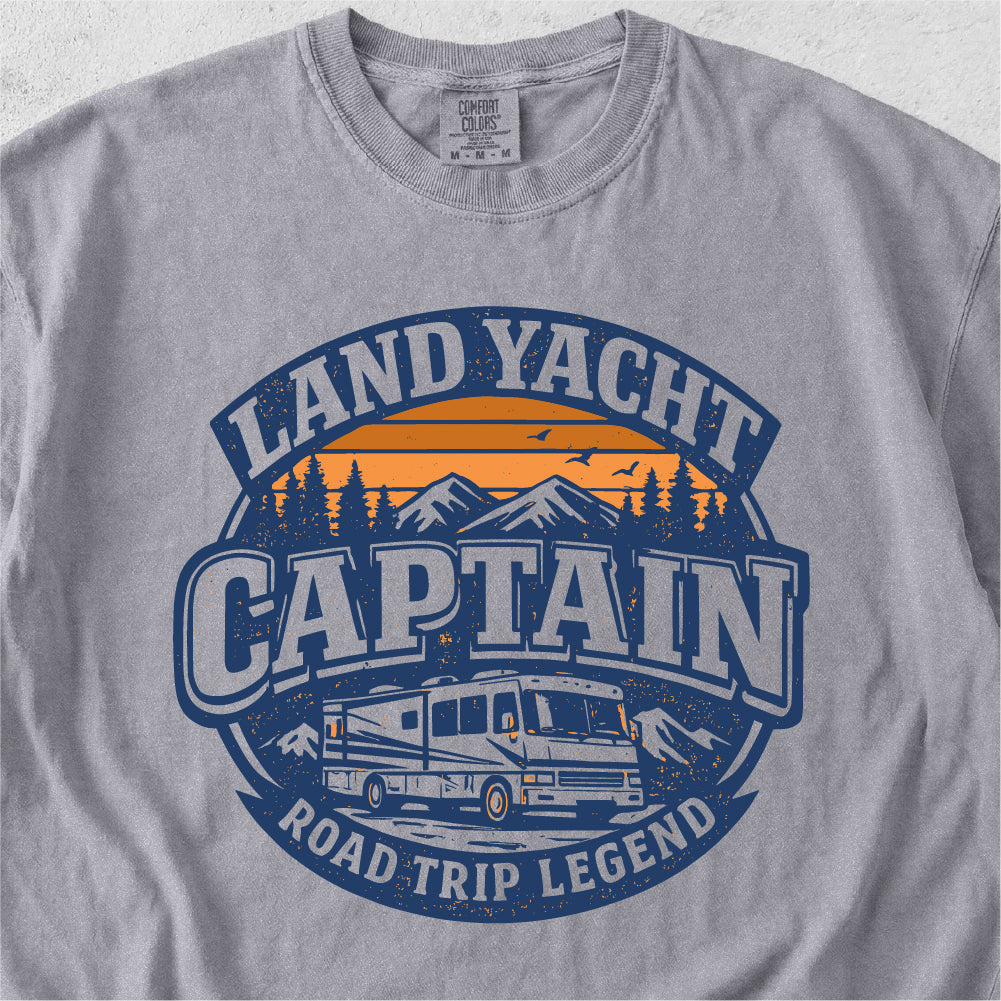 Land Yacht Captain Tshirt