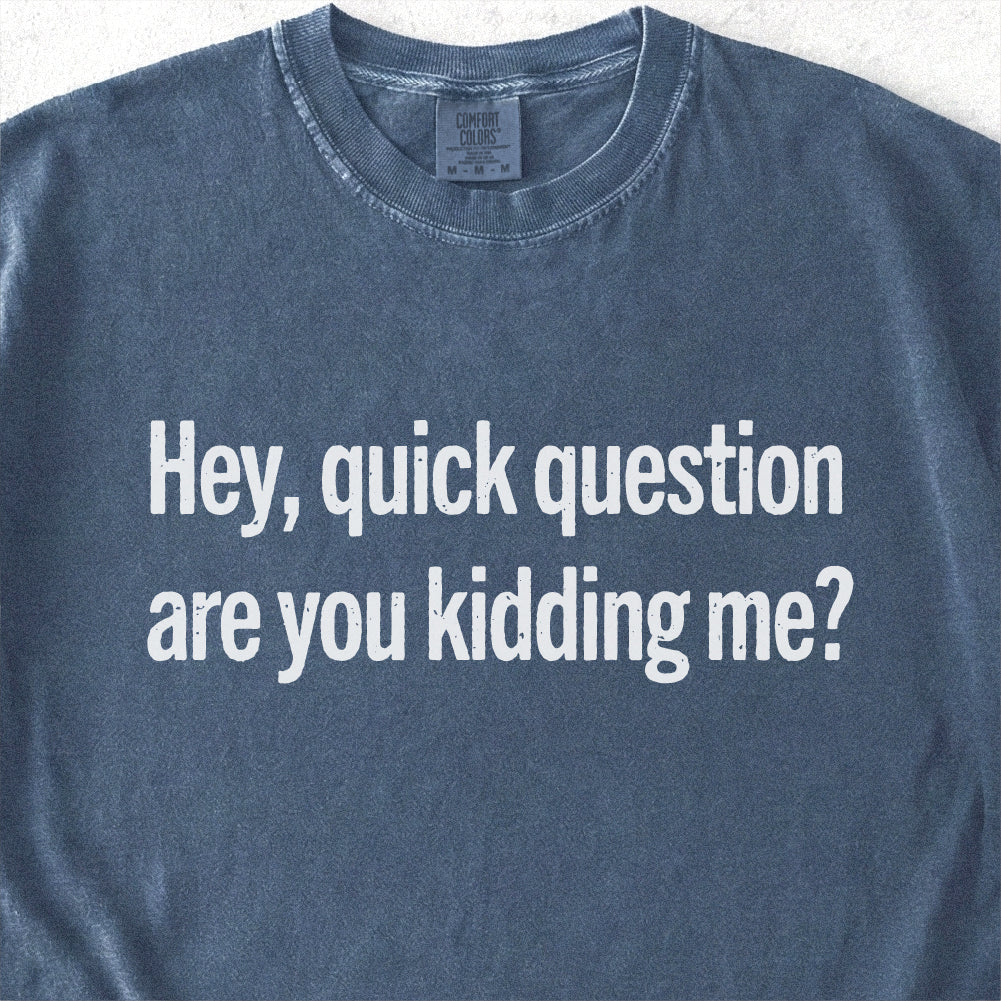 Are You Kidding Me Tshirt