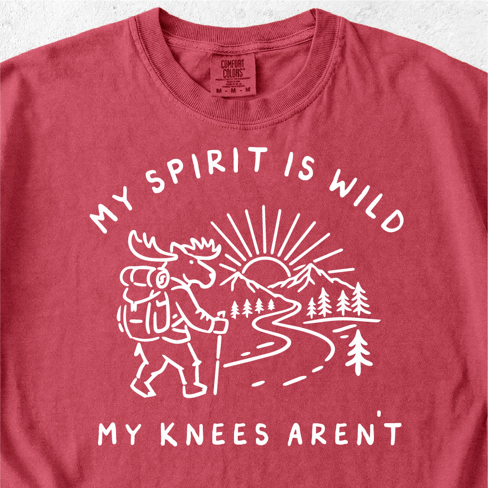 My Spirit Is Wild Moose Tshirt