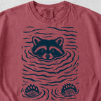Raccoon Swimming Tshirt