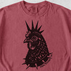Punk Rock Chicken Tshirt