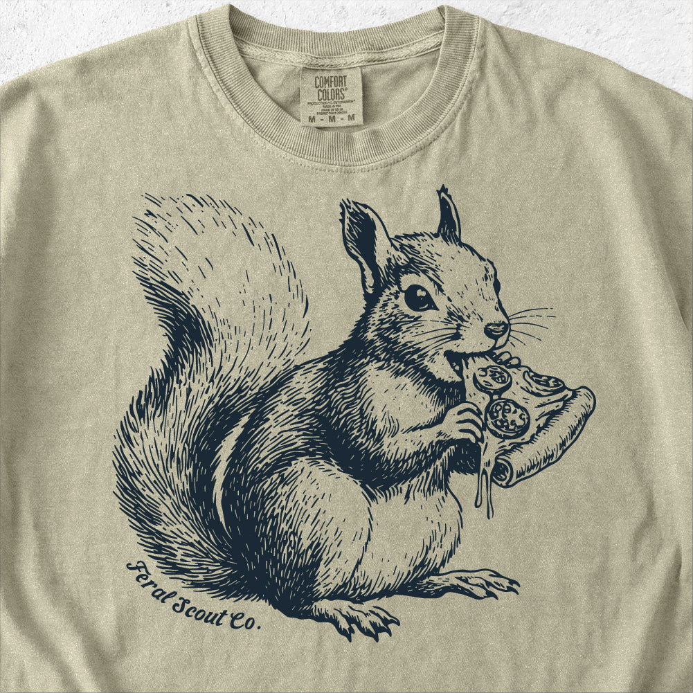 Pizza Squirrel Tshirt