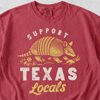 Texas Locals Armadillo Tshirt