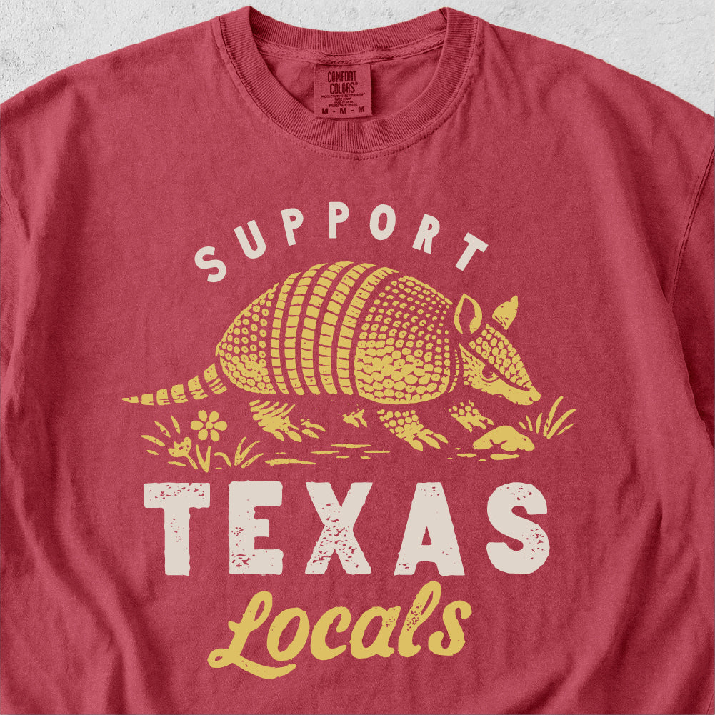 Texas Locals Armadillo Tshirt