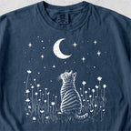 Cat Moon Stars Tshirt