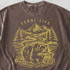 Feral Life Bear Tshirt