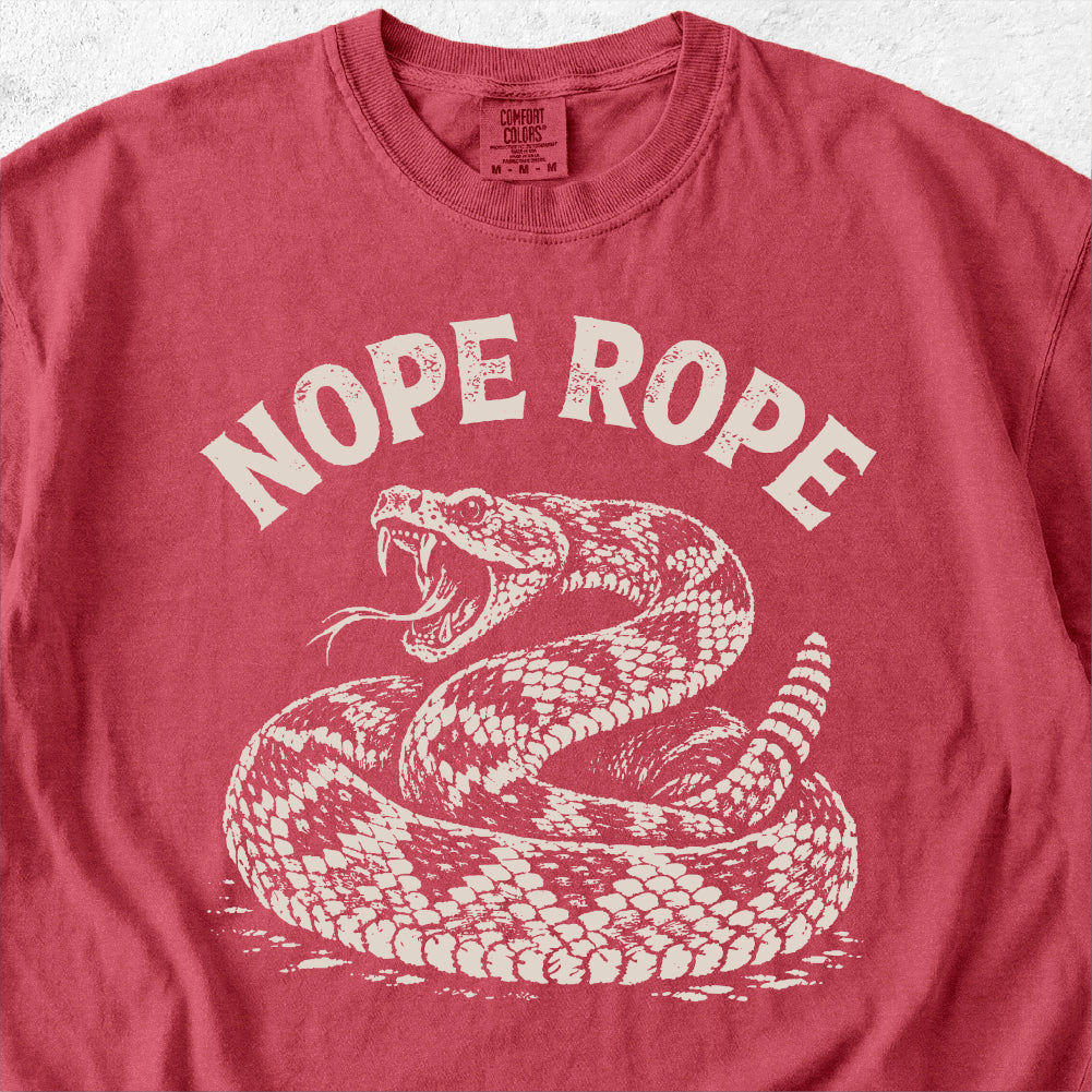 Nope Rope Rattlesnake Tshirt