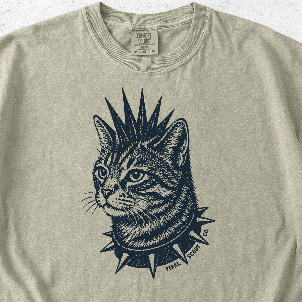 Punk Rock Cat Tshirt