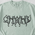 Dancing Tabby Cats Tshirt