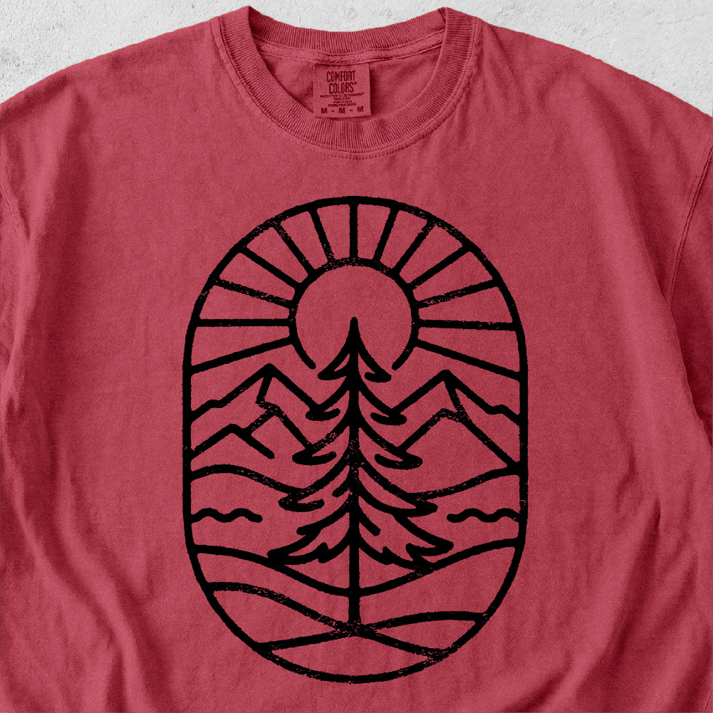 Pine Tree Mountain Tshirt
