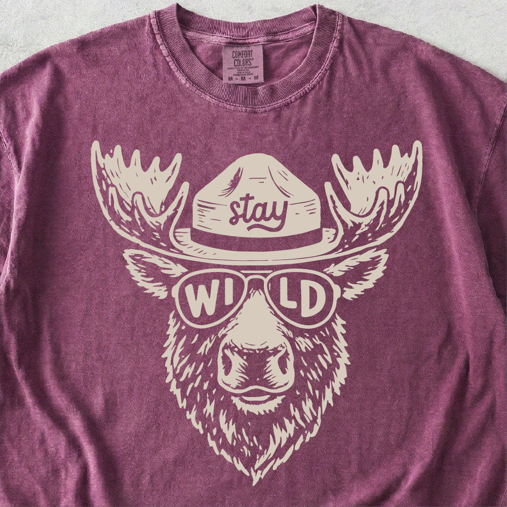 Stay Wild Moose Tshirt