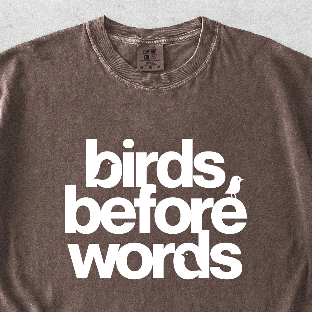 Birds Before Words Tshirt