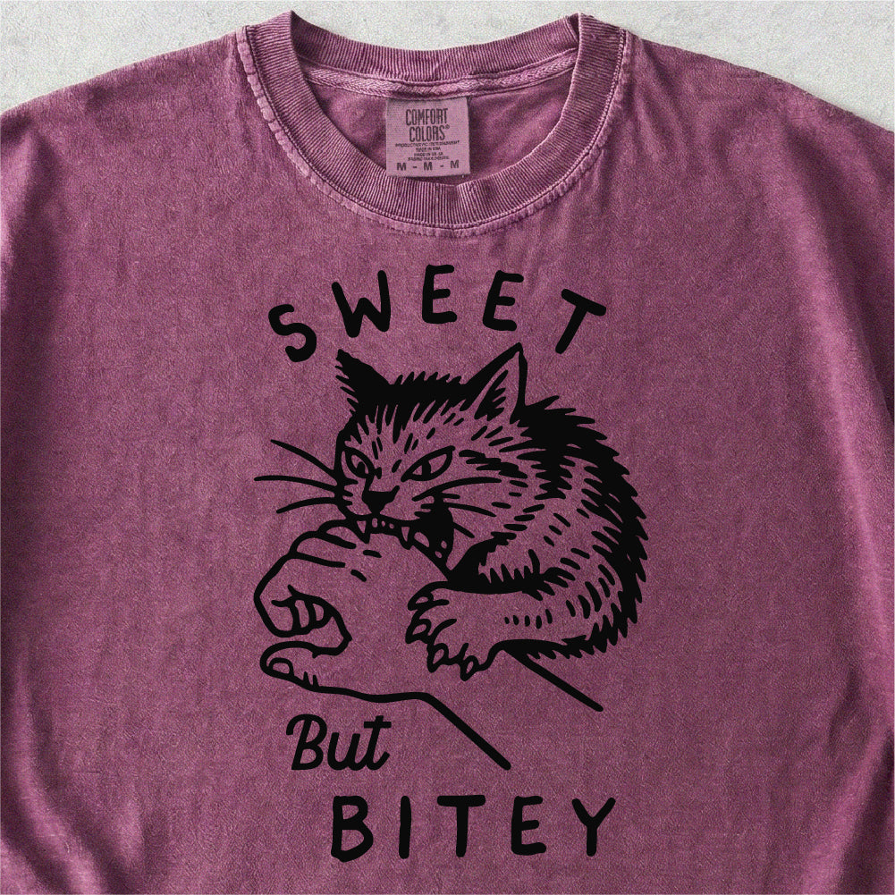 Sweet But Bitey Cat Tshirt