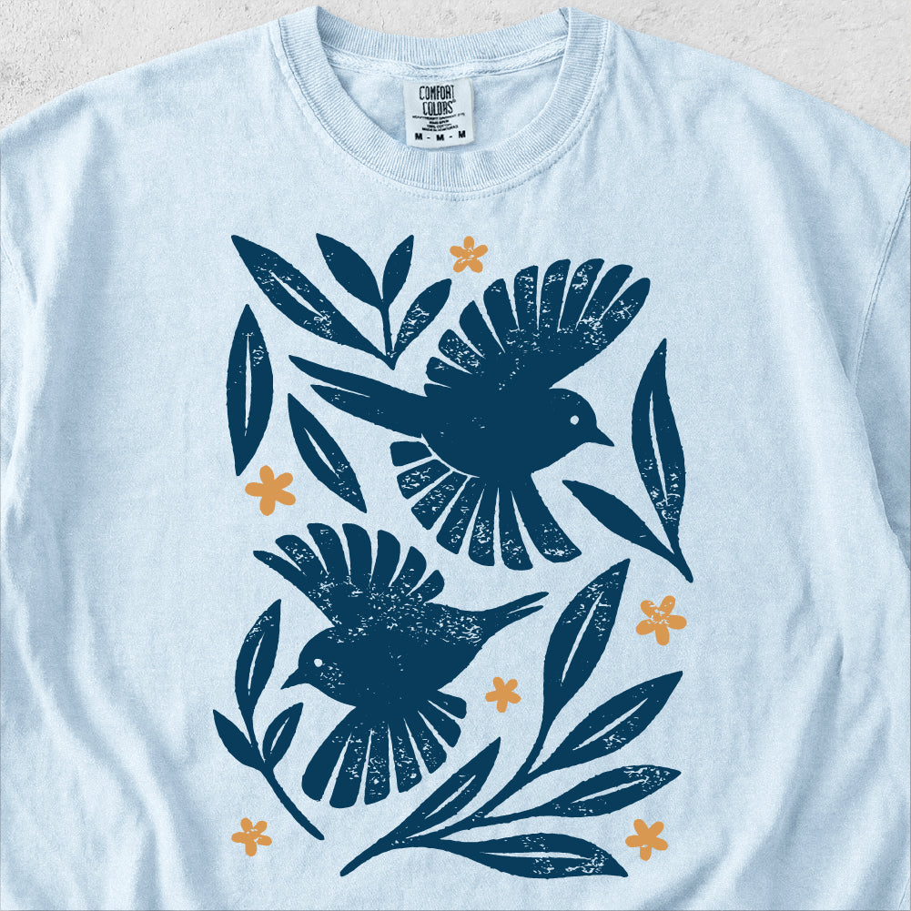 Folk Art Bird Tshirt