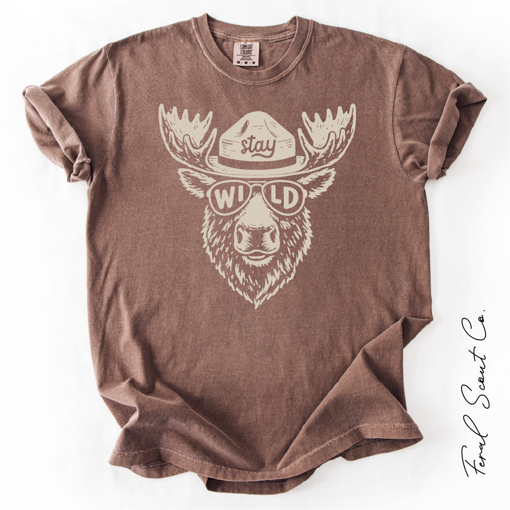 Stay Wild Moose Tshirt