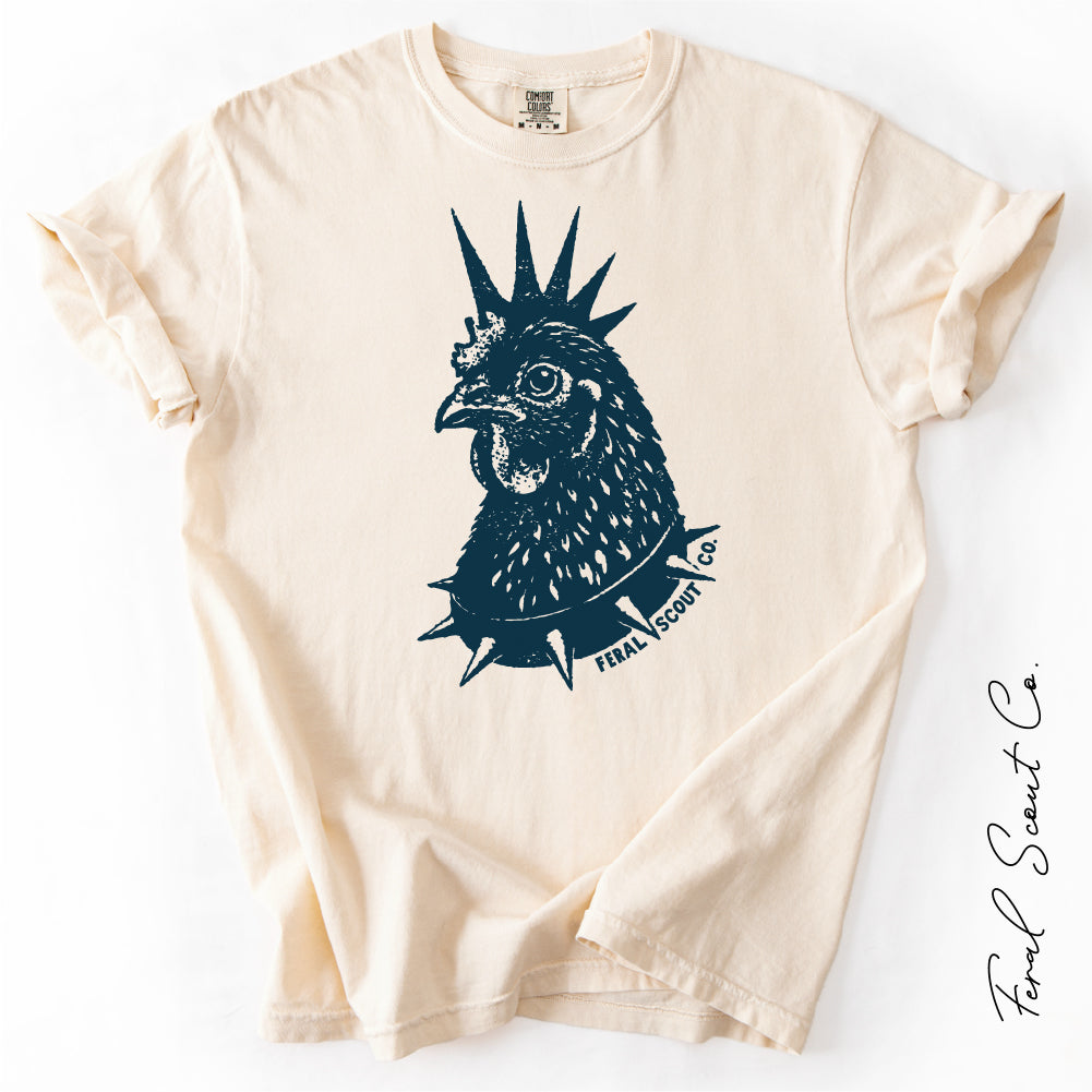 Punk Rock Chicken Tshirt