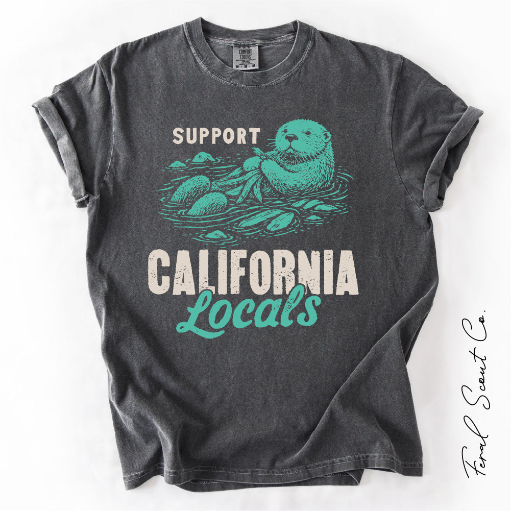 Support California Locals Otter Tshirt