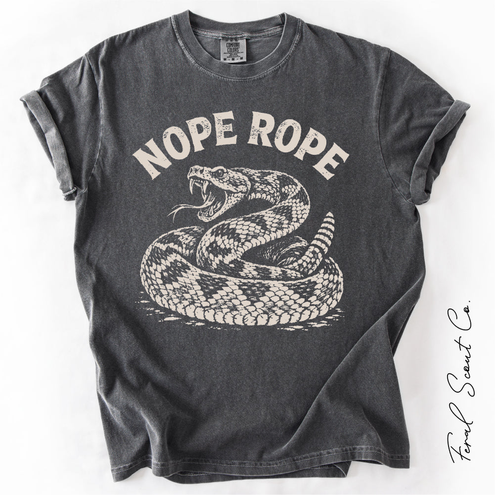 Nope Rope Rattlesnake Tshirt
