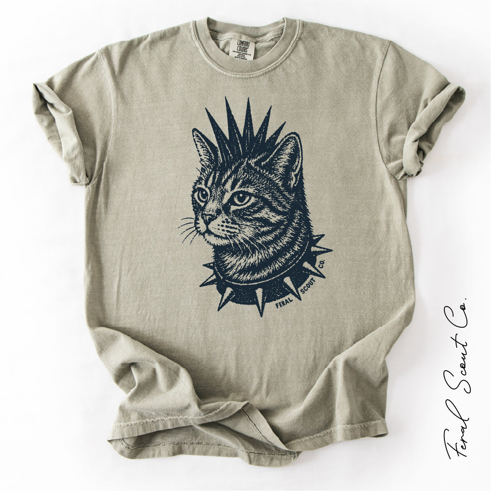 Punk Rock Cat Tshirt
