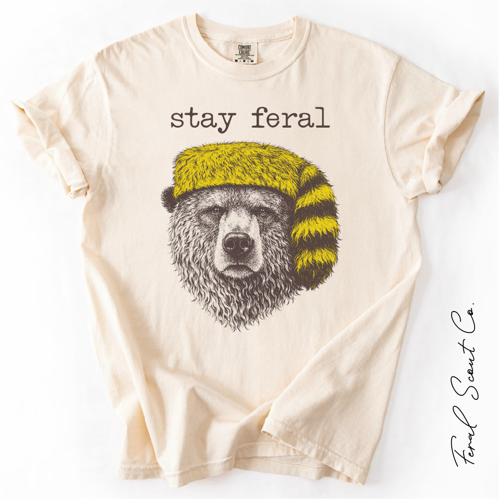 Stay Feral Bear Tshirt