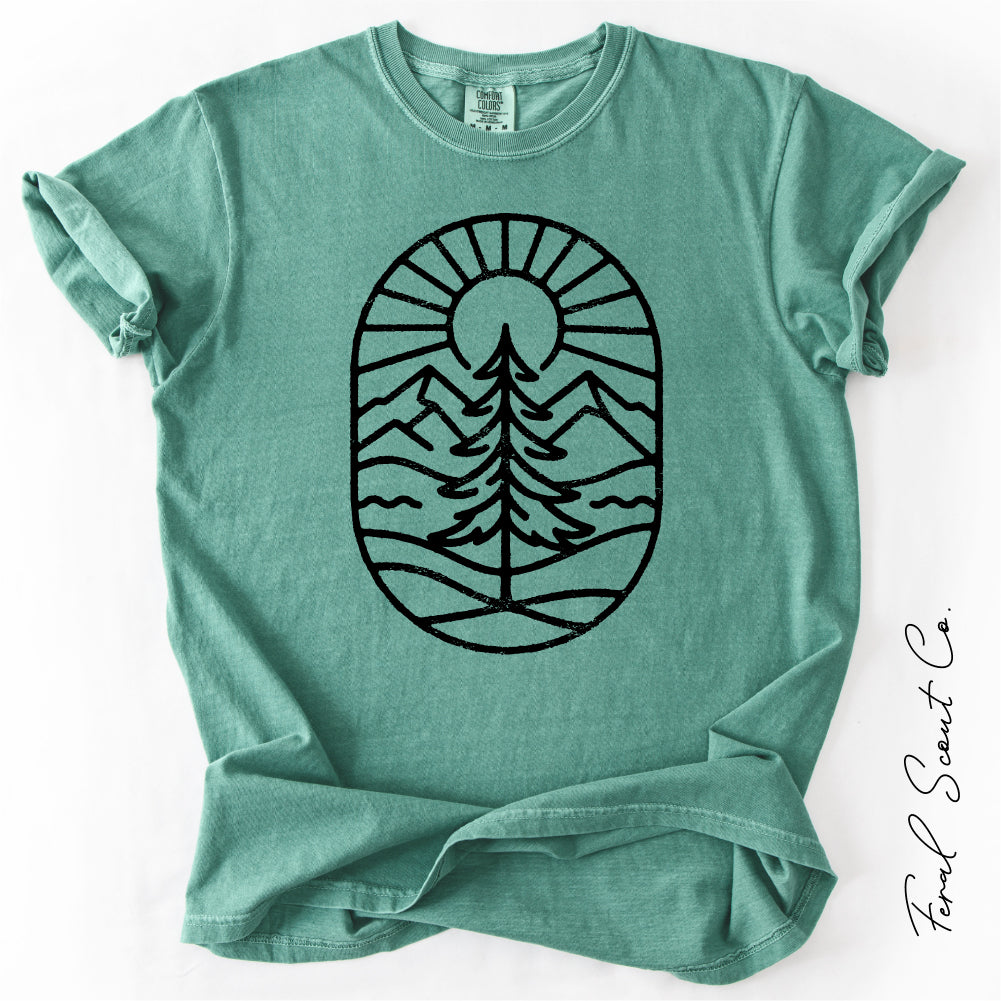 Pine Tree Mountain Tshirt
