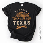 Texas Locals Armadillo Tshirt