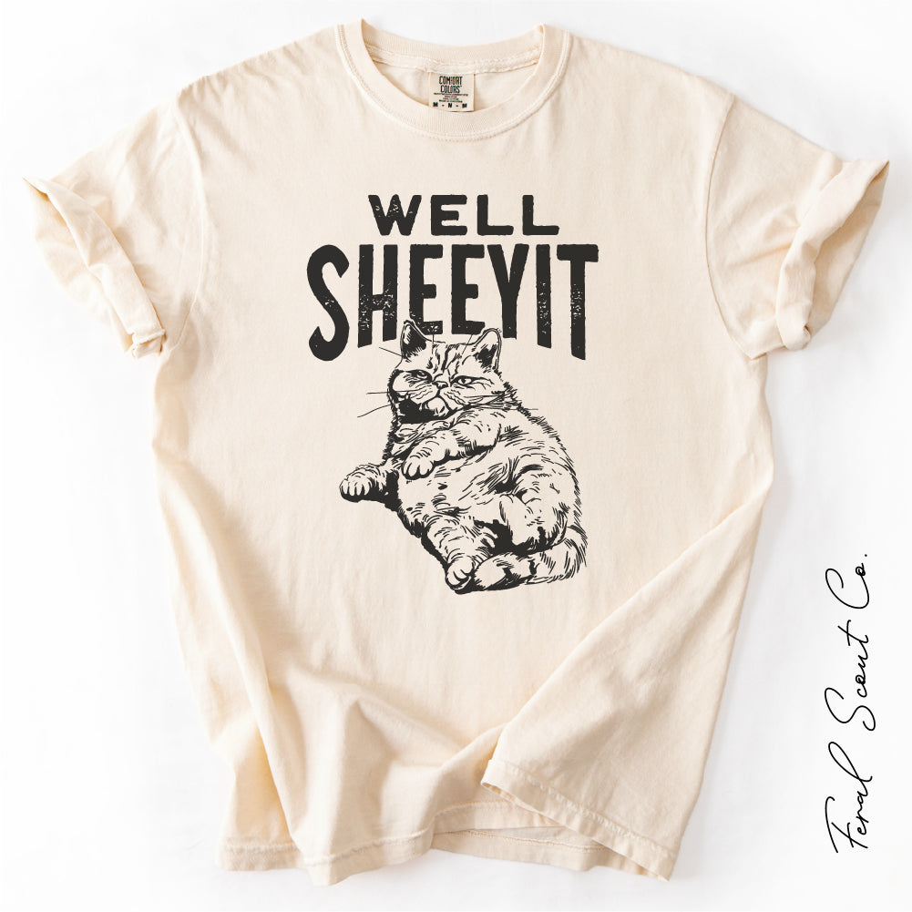 Well Sheeyit Cat Tshirt