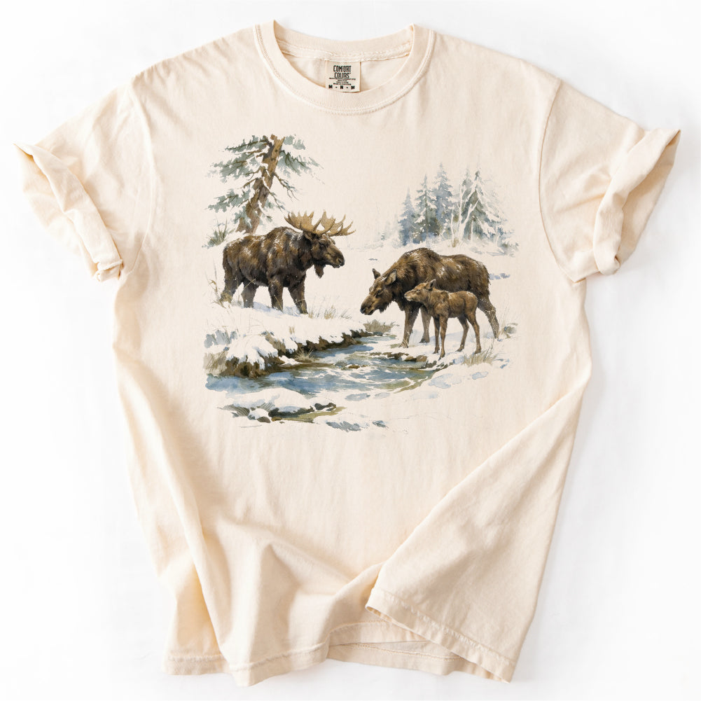 Moose Family Wilderness Tshirt