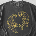 Two Wolves Fighting Tshirt