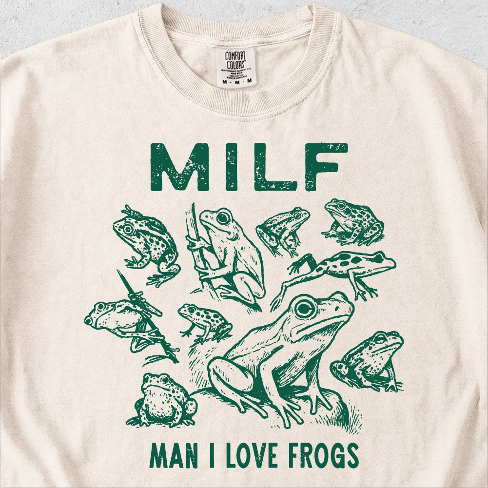 MILF Man I Love Frogs Tshirt