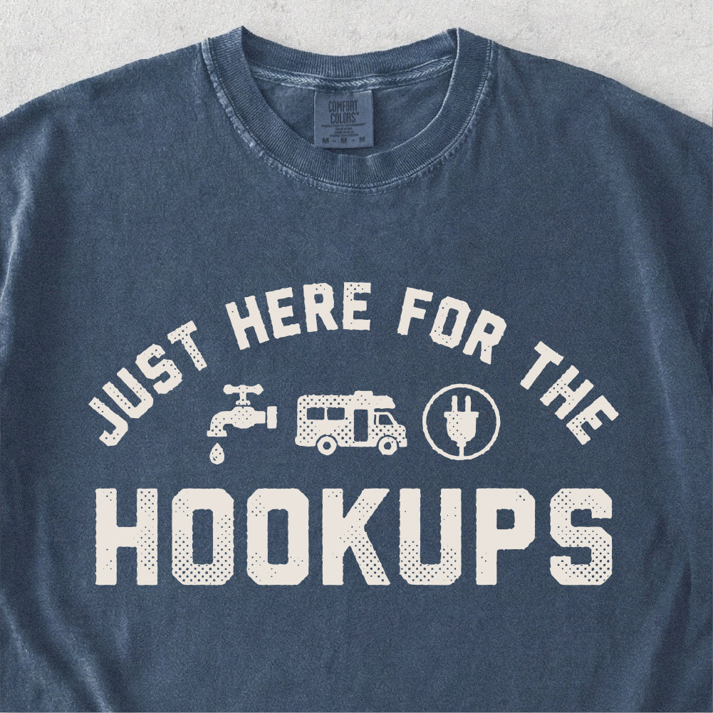 Hookups RV Camping Tshirt