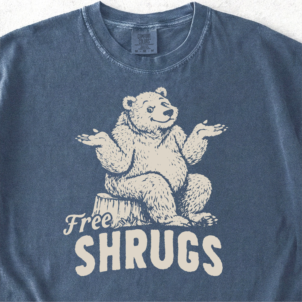 Free Shrugs Bear Tshirt
