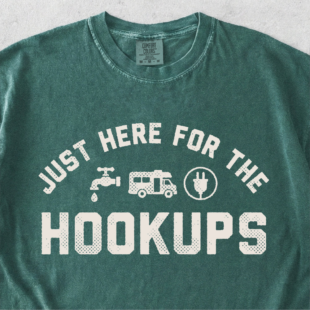 Hookups RV Camping Tshirt