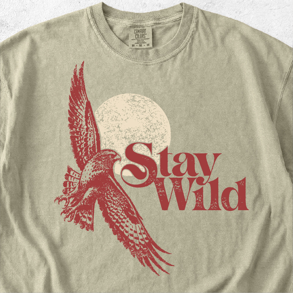 Stay Wild Hawk Tshirt