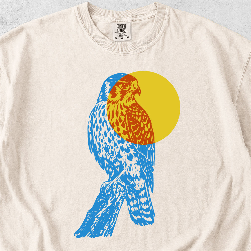 Kestrel Falcon Sun Tshirt
