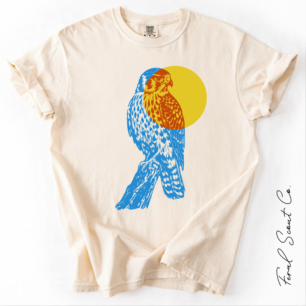 Kestrel Falcon Sun Tshirt