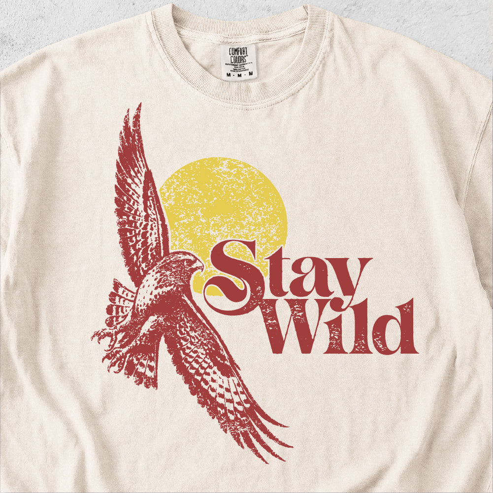 Stay Wild Hawk Tshirt