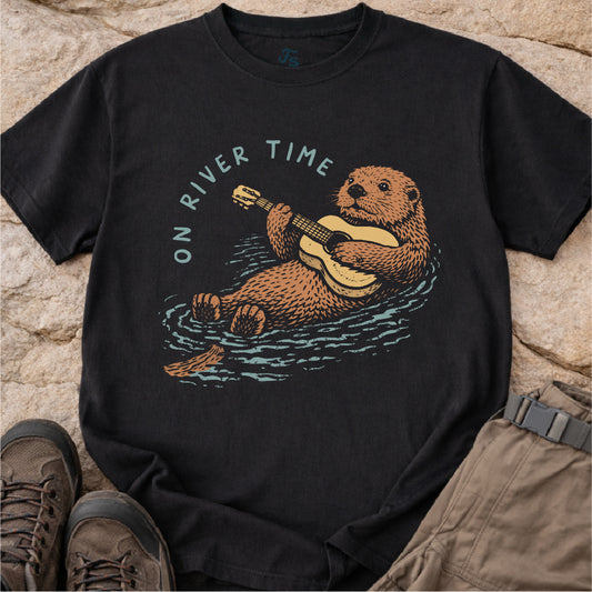 River Time Otter Tshirt