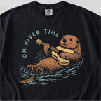 River Time Otter Tshirt