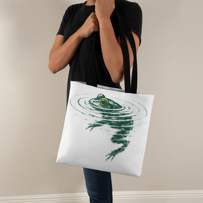 Swimming Frog Tote Bag