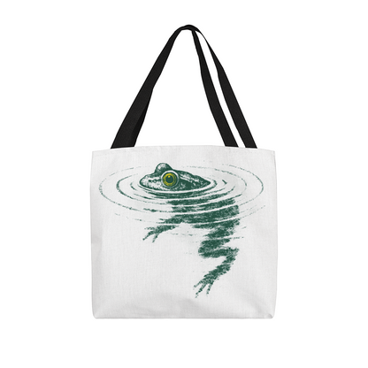 Swimming Frog Tote Bag