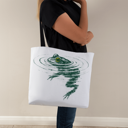 Swimming Frog Tote Bag