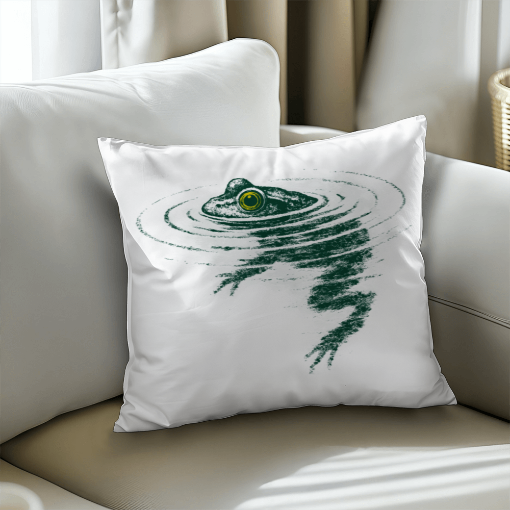Frog Swimming Pillow