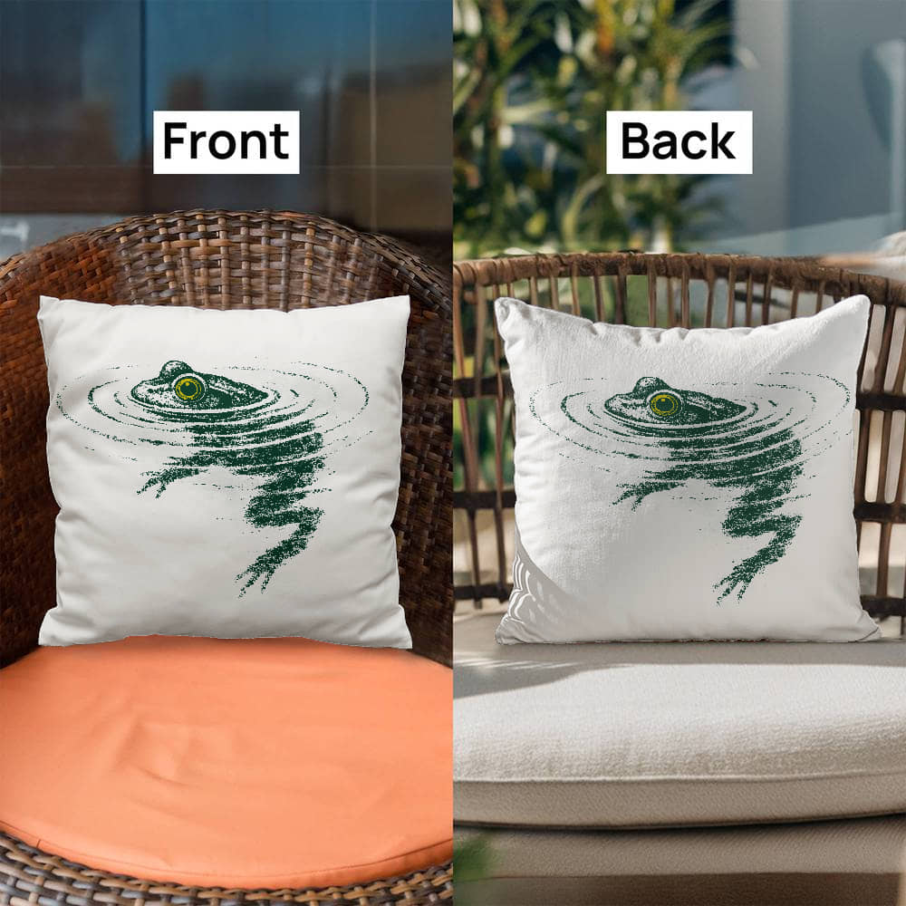 Frog Swimming Pillow