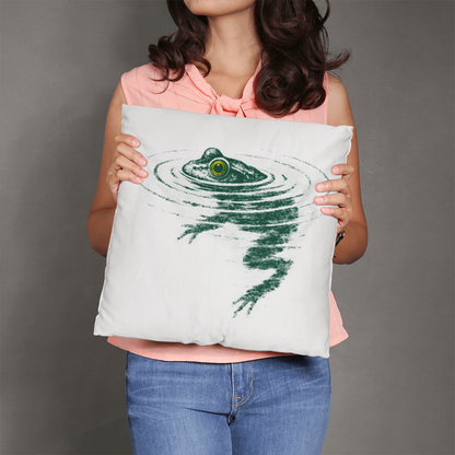 Frog Swimming Pillow