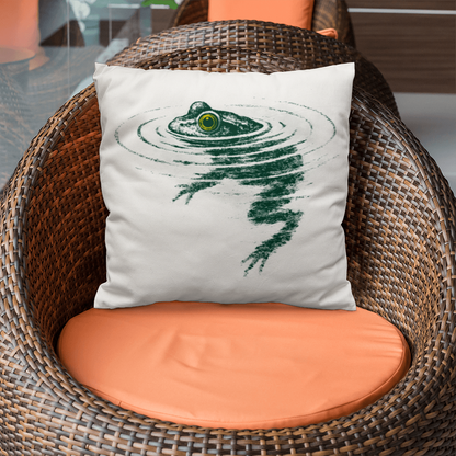 Frog Swimming Pillow