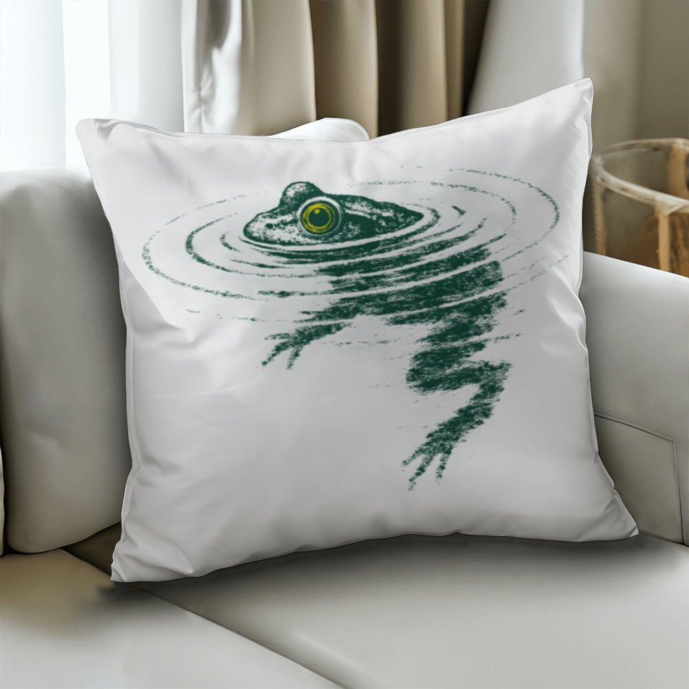 Frog Swimming Pillow