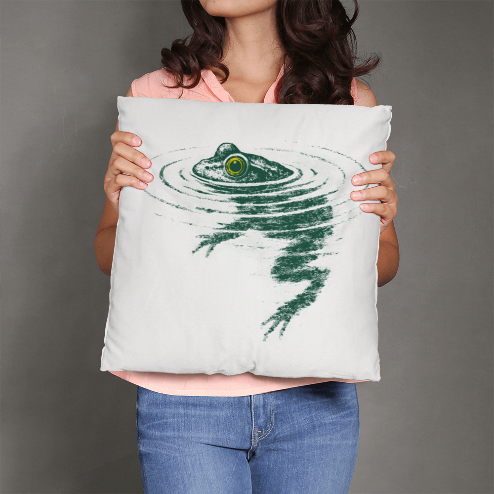 Frog Swimming Pillow