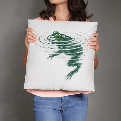 Frog Swimming Pillow